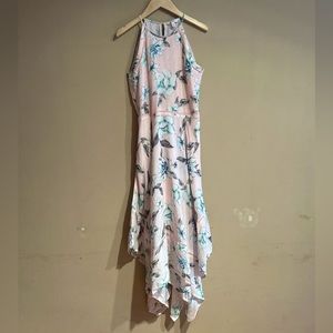 Junior’s Candie’s light pink floral ankle dress XS